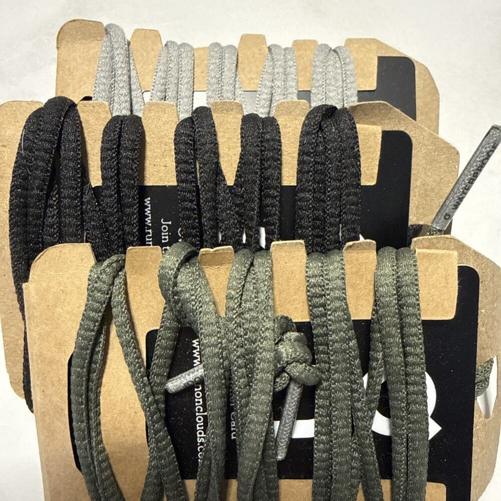 On Cloud 4 Sets Replacement Shoe Strings Laces Bl… - image 2